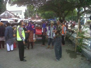 Binluh parkir di menara 2