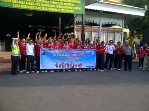 Pelopor keselamatan peserta jalan sehat